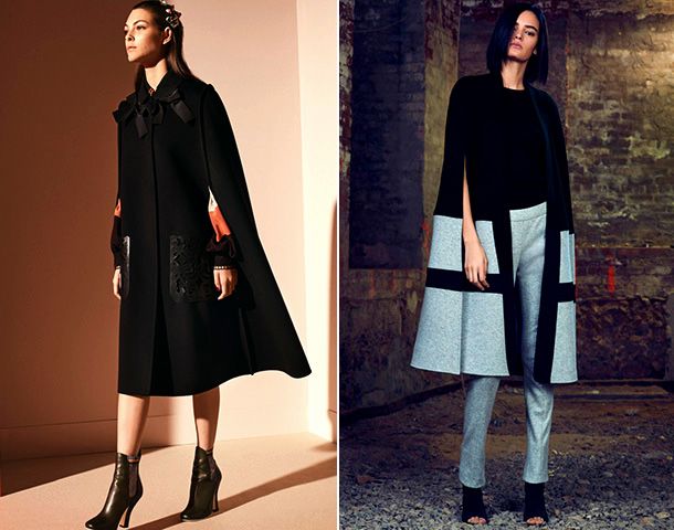 Модное пальто-кейп - тренд сезона осень-зима 2019-2020
